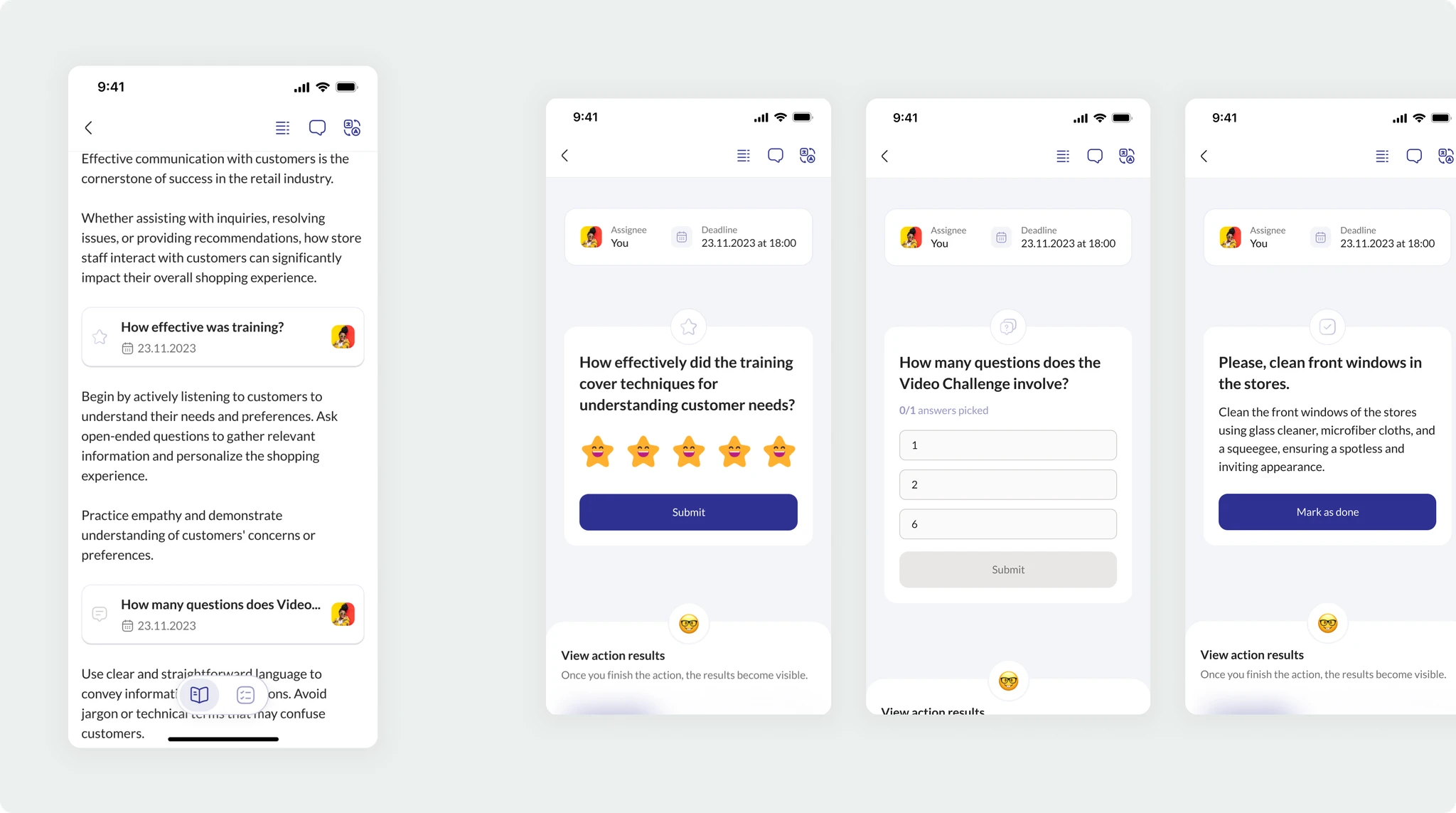 Atobi Actions